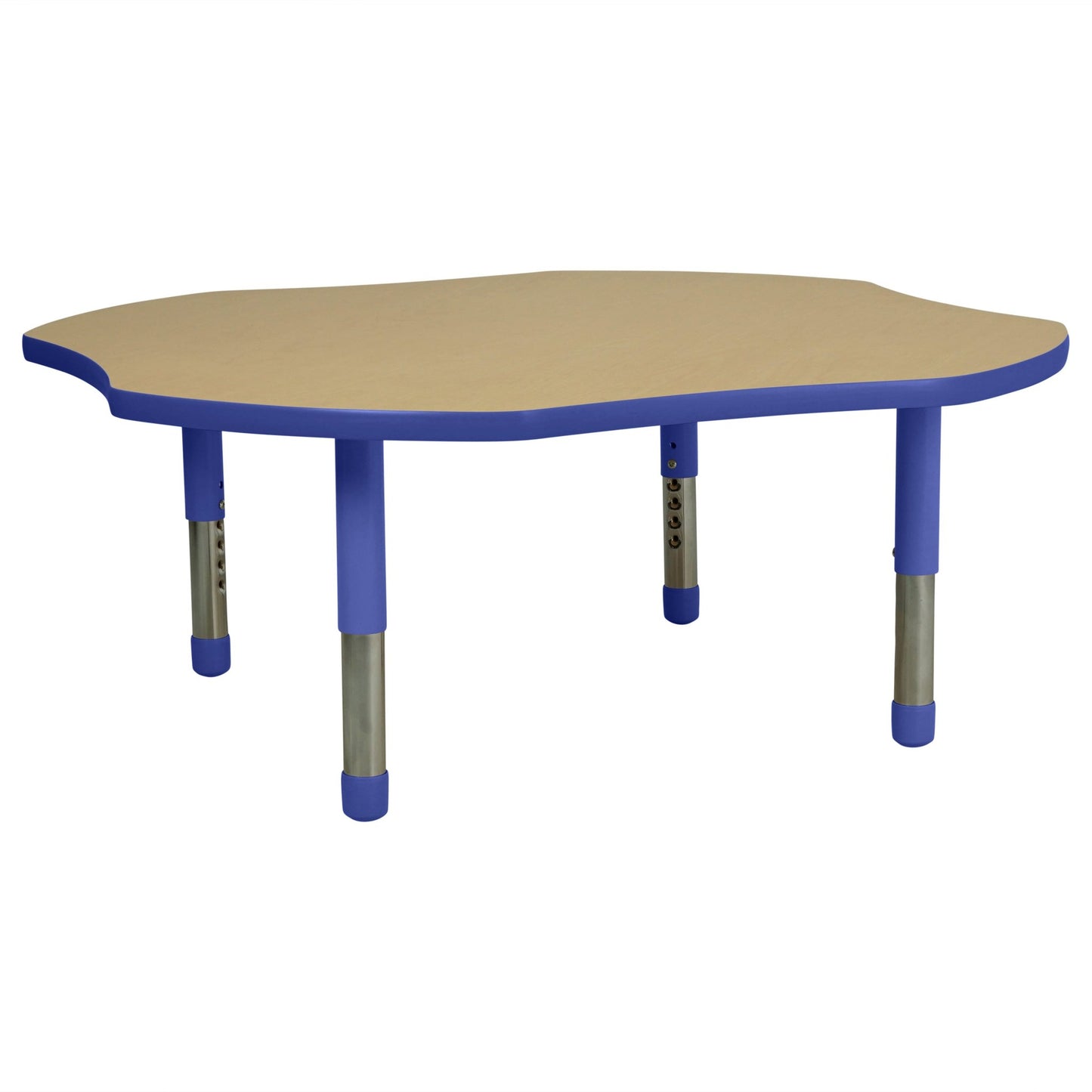 FDP 48" x 48" Clover T - Molding Activity Table with Adjustable Tiny Tot Legs (FDP - 14889 - XX) - SchoolOutlet