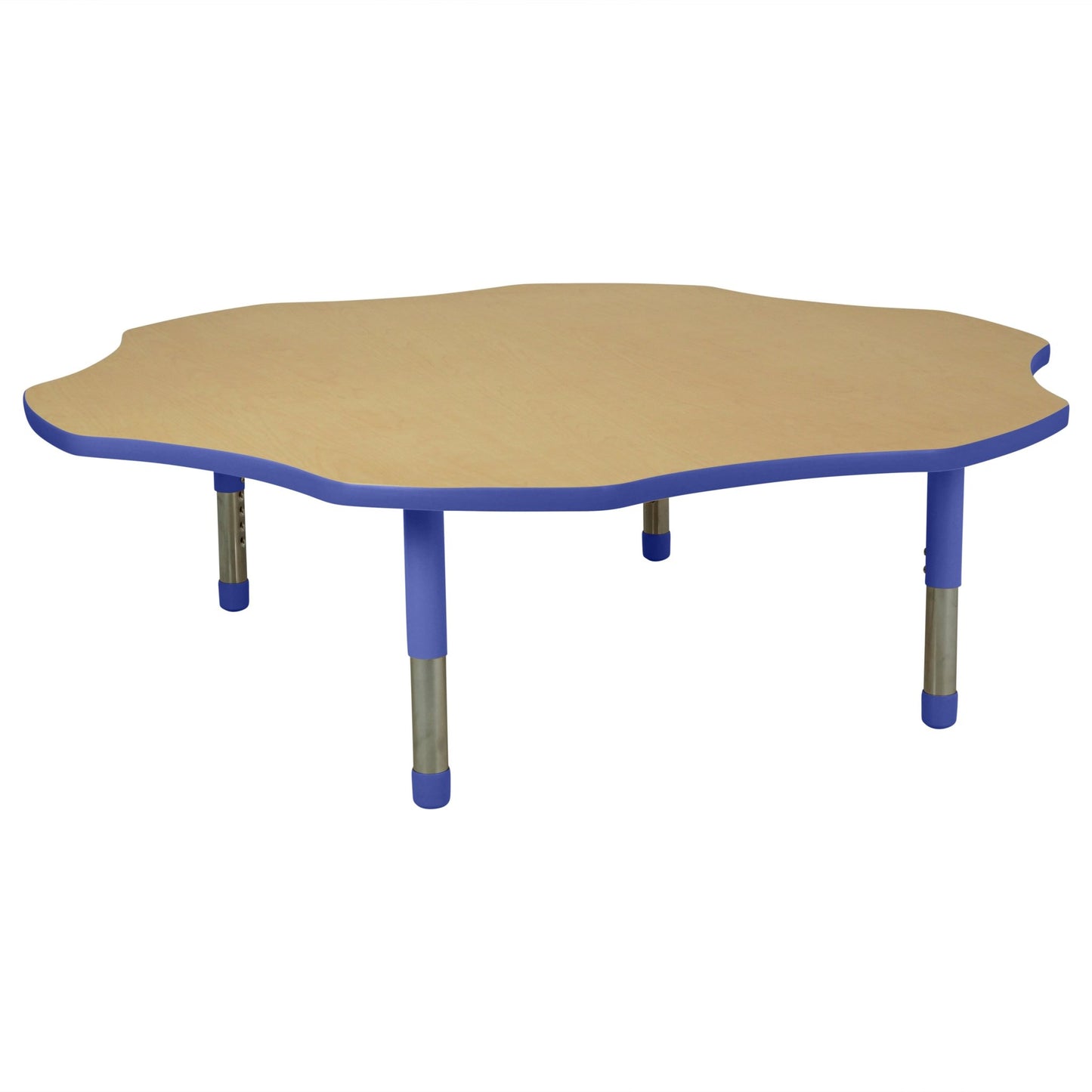 FDP 60" x 60" Flower T - Molding Activity Table with Adjustable Tiny Tot Legs (FDP - 14890 - XX) - SchoolOutlet