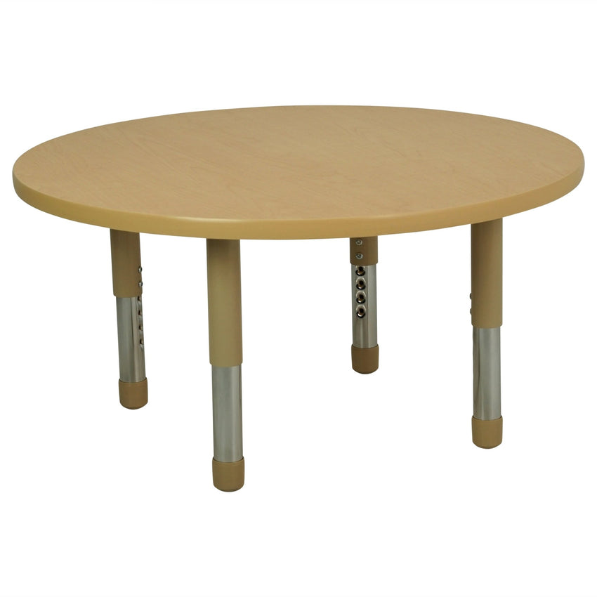 FDP 36" Round T - Molding Activity Table with Adjustable Tiny Tot Legs (FDP - 14896 - XX) - SchoolOutlet