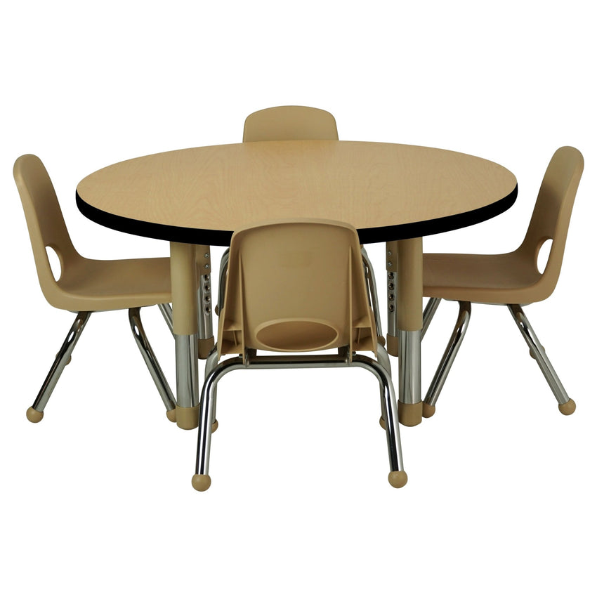 FDP 36" Round T - Molding Activity Table with Adjustable Tiny Tot Legs (FDP - 14896 - XX) - SchoolOutlet