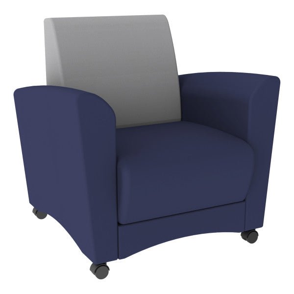 FDP Pro Series Upholstered Mobile Common Area Chair (15129 - XX) - SchoolOutlet