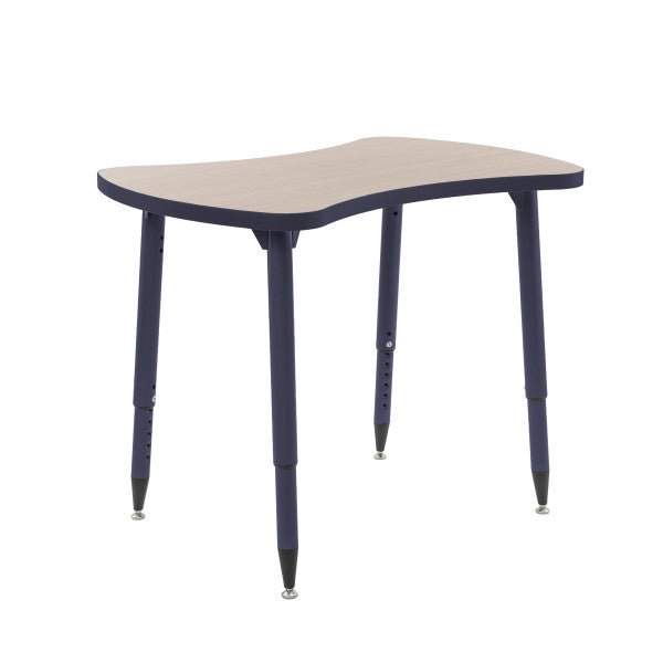 FDP Adapte 25" x 37" Bowtie Thermofused Activity Table with Adjustable Tapered Legs 22" - 34" (FDP - 15622 - XXXX) - SchoolOutlet