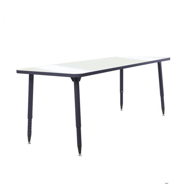 FDP Adapte 30" x 72" Rectangle Dry - Erase Thermofused Activity Table with Adjustable Tapered Legs (15650 - XXXX) - SchoolOutlet