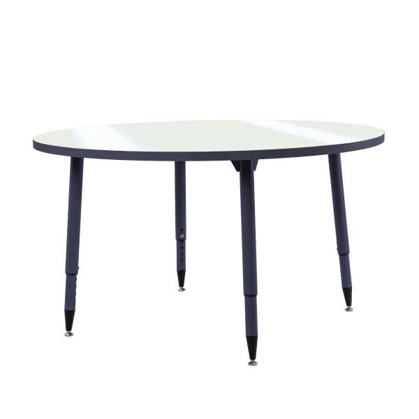 FDP Adapte 48" Round Dry - Erase Activity Table with Adjustable Tapered Legs (15651 - XXXX) - SchoolOutlet