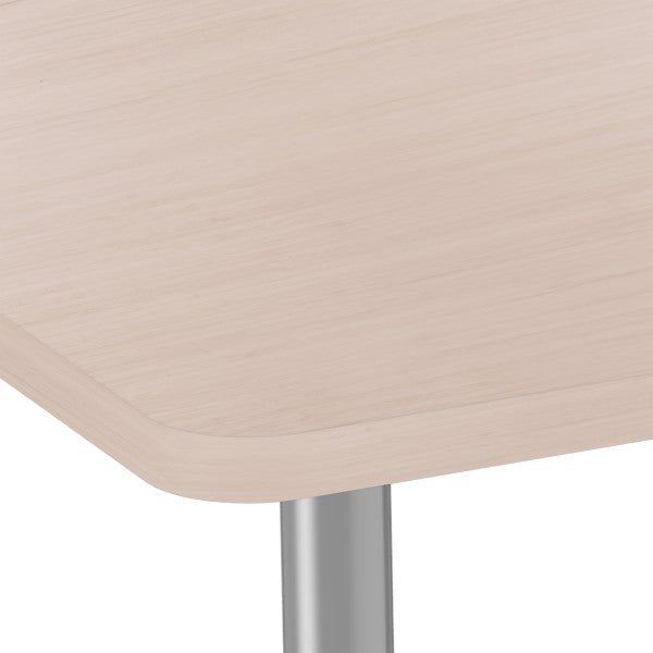 FDP Adapte 24" x 36" Petal Woodgrain Activity Table with Adjustable Tapered Legs 22" - 34" (FDP - 15659 - XXX) - SchoolOutlet