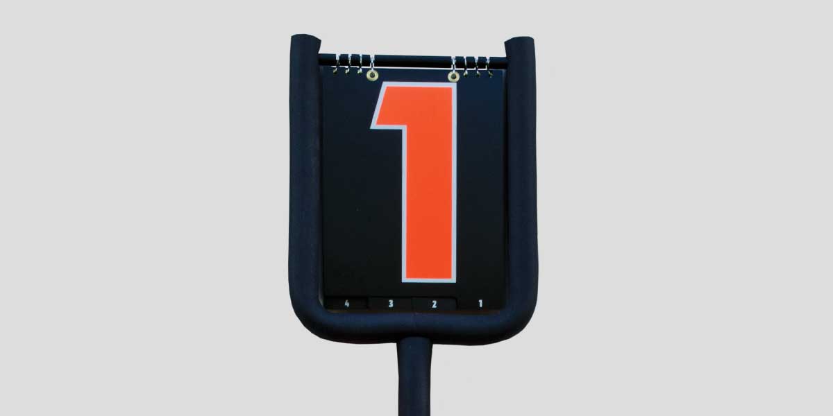 Fisher Athletic Package 3 - 8’ Football Chain Set with Orange Flip Indicator (FIS - 3015PK) - SchoolOutlet