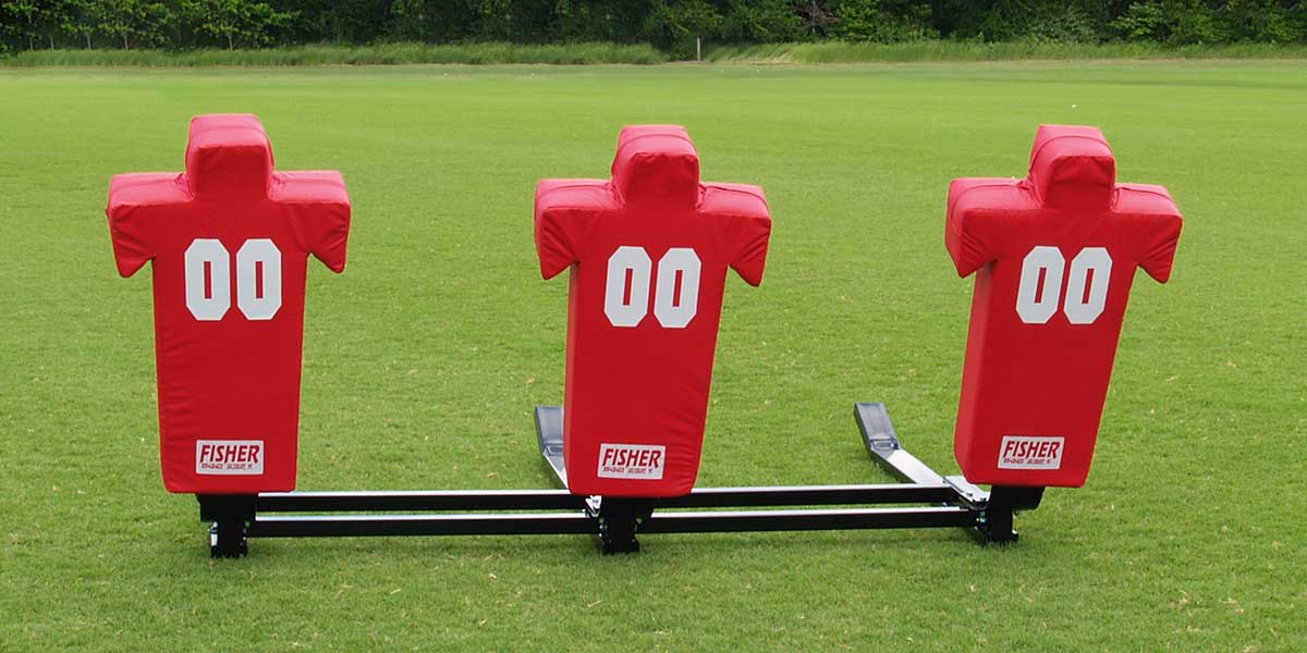 Fisher Football Training 3 - Man Brute 2 Sled Youth Heavy Duty Modular Blocking Sled (FIS - 9723J) - SchoolOutlet