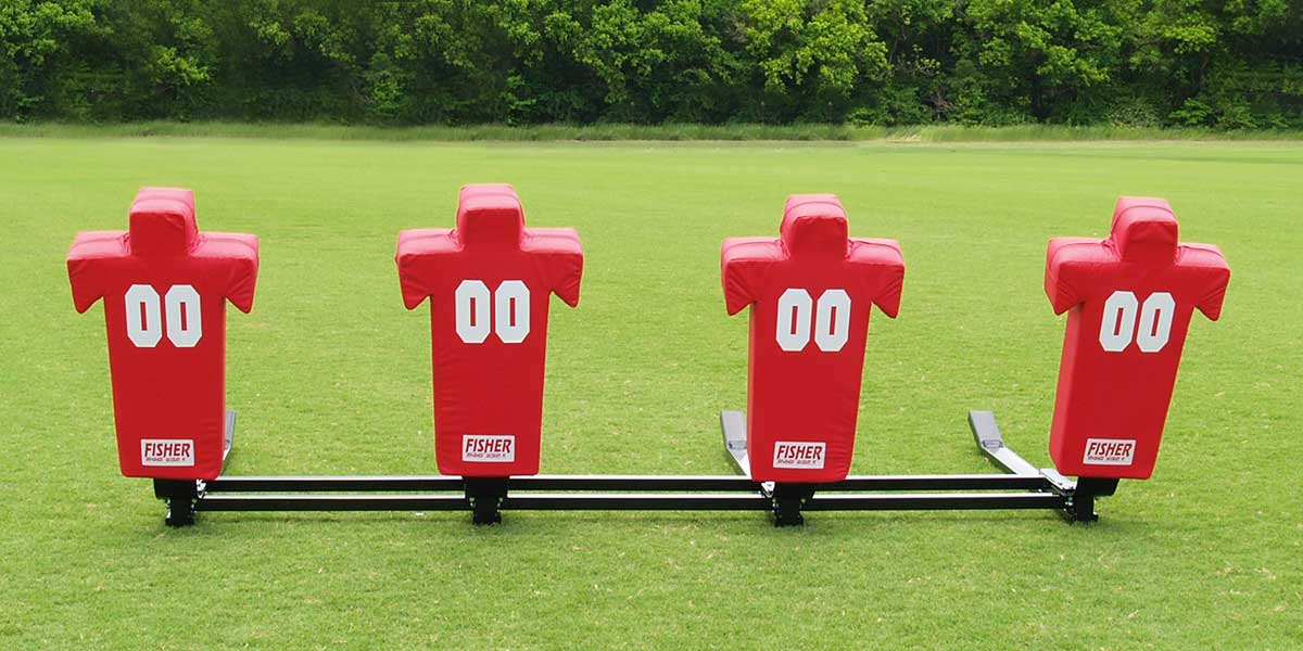 Fisher Football Training 4 - Man Brute 2 Sled Youth Heavy Duty Modular Blocking Sled (FIS - 9724J) - SchoolOutlet