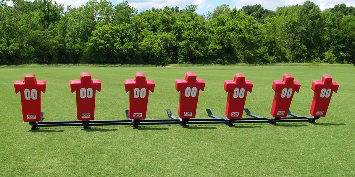 Fisher Football Training 7 - Man Brute 2 Sled Youth Heavy Duty Modular Blocking Sled (FIS - 9727J) - SchoolOutlet
