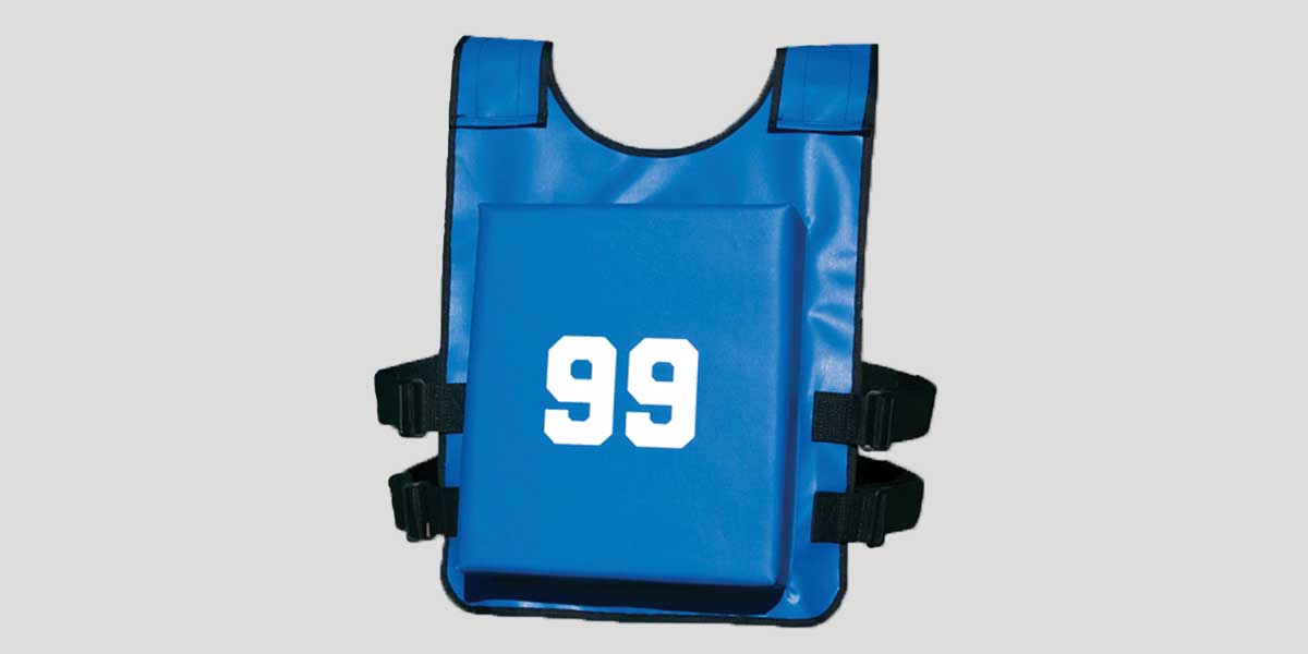 Fisher Football Strike Vest Adjustable Training Vest with Front Square Pad (FIS - AGSV) - SchoolOutlet