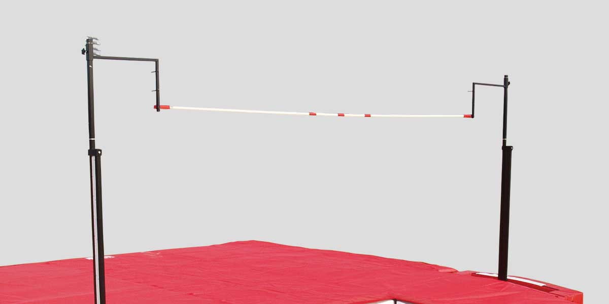 Fisher Track Pole Vault Crossbar 14' 10" One - Piece Styrene Core Design (FIS - BM1502) - SchoolOutlet