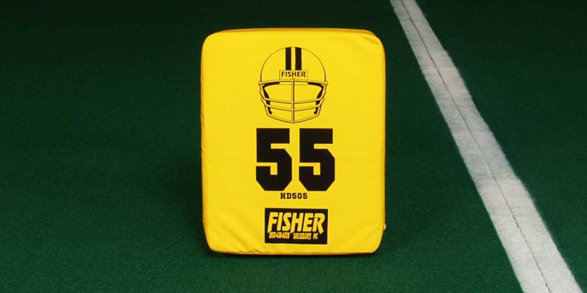 Fisher Body Shield 25 in L x 20 in W x 6 in T Football Training Pad with Handles (FIS - HD505) - SchoolOutlet