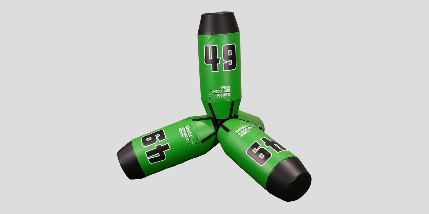 Fisher Hedgehog 4 Way Tackler 49" Tall with Ultra Dense Foam Training Dummy (FIS - HH4R49XX) - SchoolOutlet