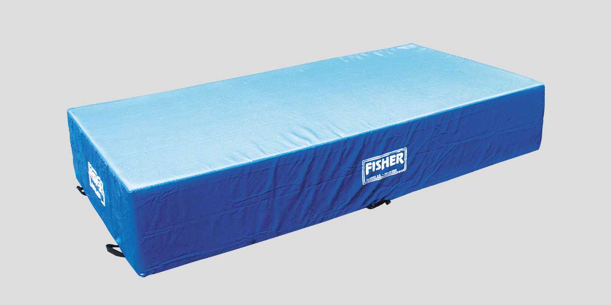 Fisher Junior High Jump Pit Landing System 12 ft W x 6 ft D x 24 in H (FIS - JR61224) - SchoolOutlet