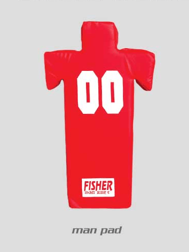 Fisher Junior Tackling Sled Man Pad 23.5 in x 58 in Base Football Trainer (FIS - JRTSM) - SchoolOutlet