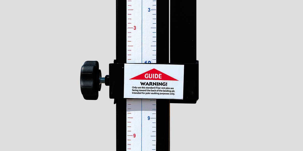 Fisher Pole Vault Standard Adjustable 6 ft to 18 ft Height (FIS - PVST1510) - SchoolOutlet