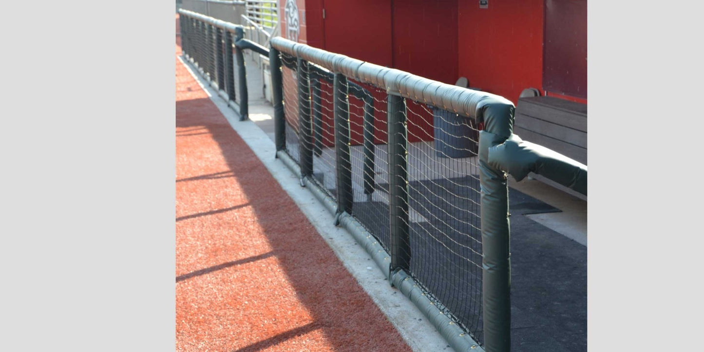 Fisher Protective Rail Padding 72 in Length Grommeted 18 oz Vinyl (FIS - RPG186) - SchoolOutlet