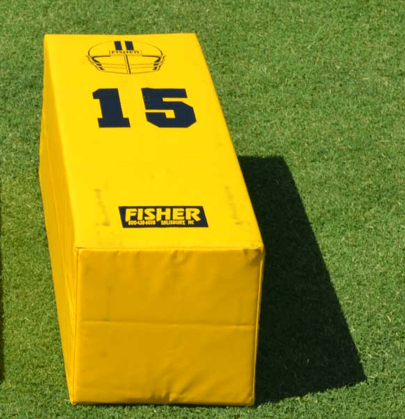 Fisher Square Blocking Dummy 46 in L x 15 in H Training Dummy (FIS - SD15) - SchoolOutlet