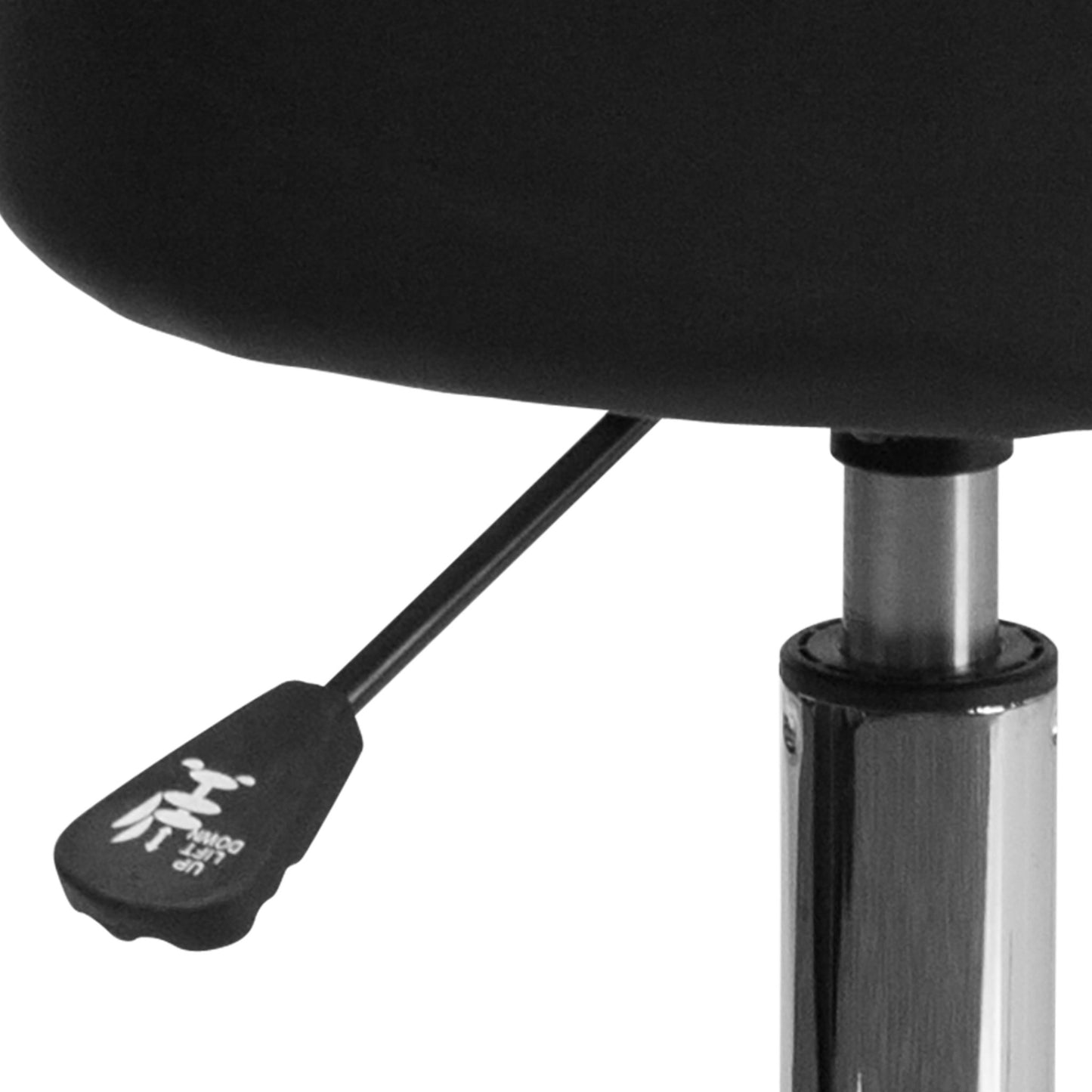 Rhonda Medical Ergonomic Stool with Chrome Base by Flash Furniture - SchoolOutlet