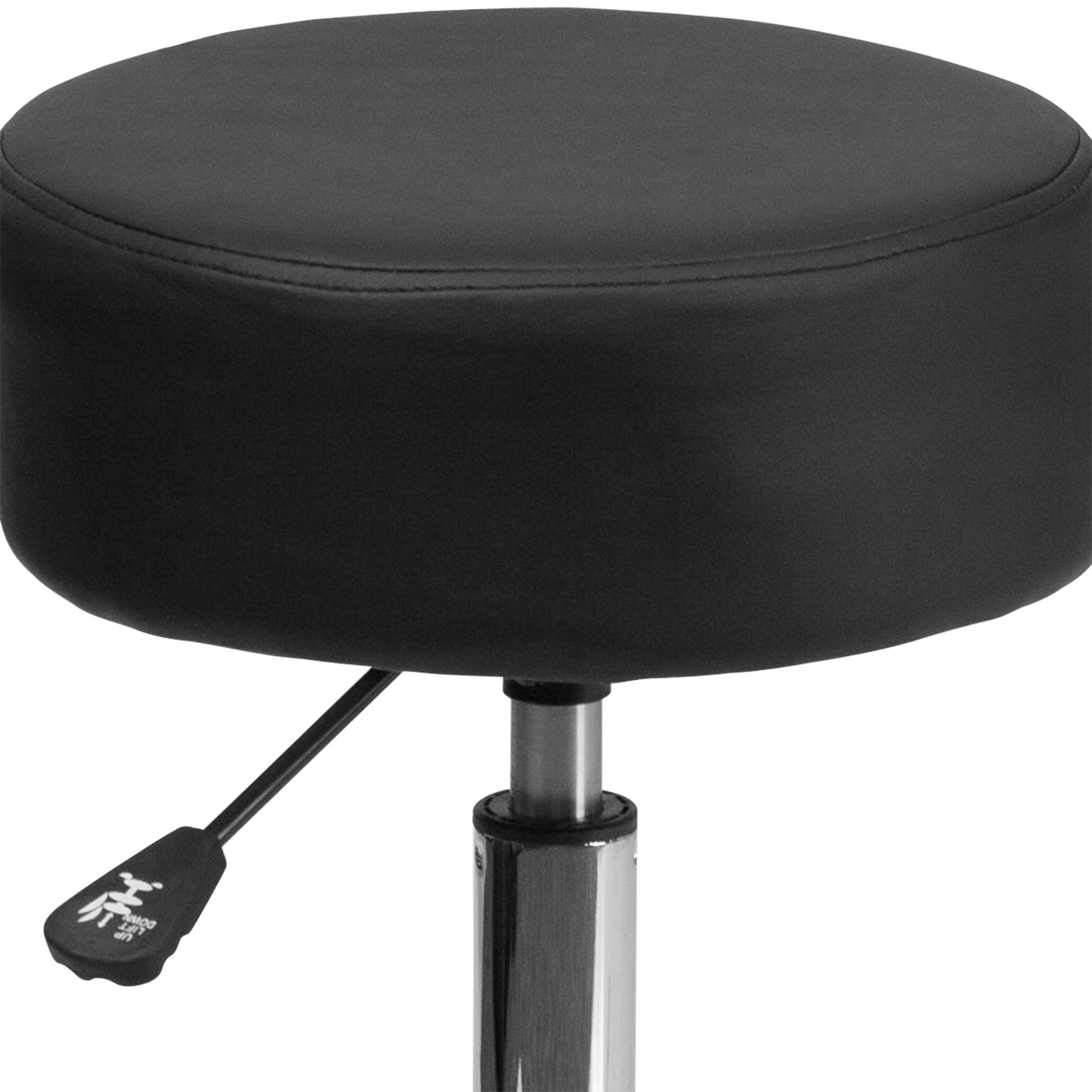 Rhonda Medical Ergonomic Stool with Chrome Base by Flash Furniture - SchoolOutlet