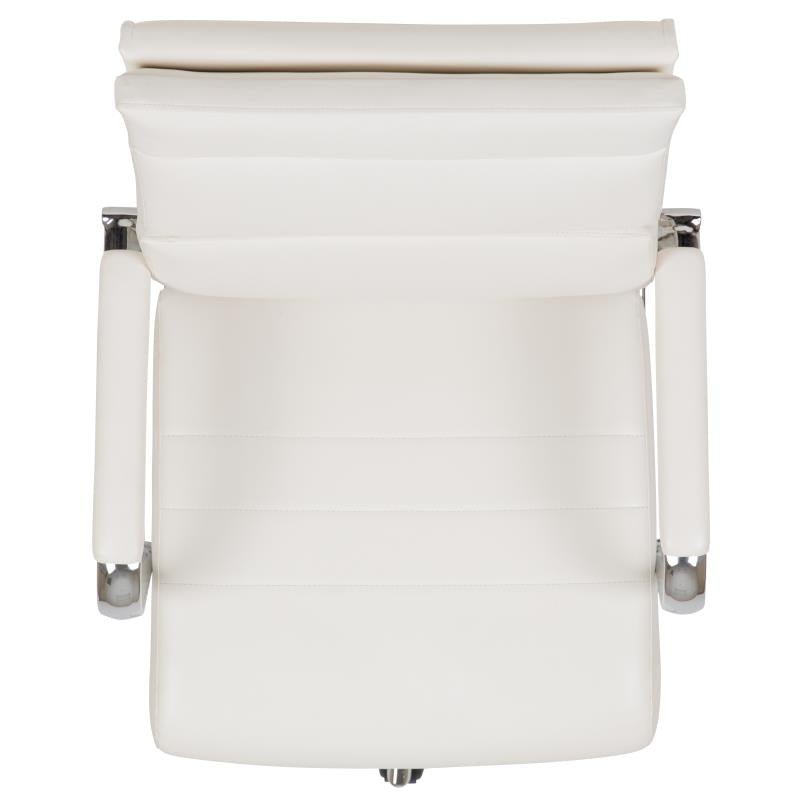 Flash Furniture Hansel High Back LeatherSoft Contemporary Panel Executive Swivel Office Chair (BT - 20595H - 2 - XX - GG) - SchoolOutlet