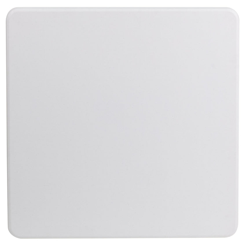 Elon 2.85 - Foot Square Plastic Folding Table for Banquet and Events - Granite White by Flash Furniture - SchoolOutlet
