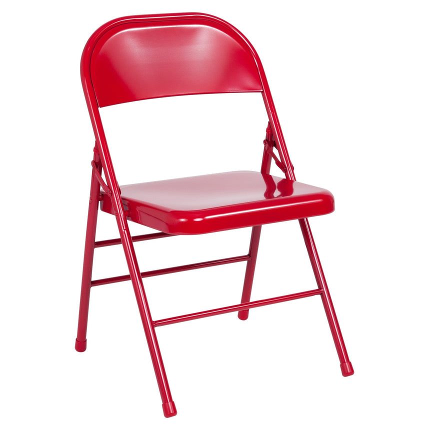HERCULES Series Metal Folding Chair, Triple Braced & Double Hinged for School Events by Flash Furniture - SchoolOutlet