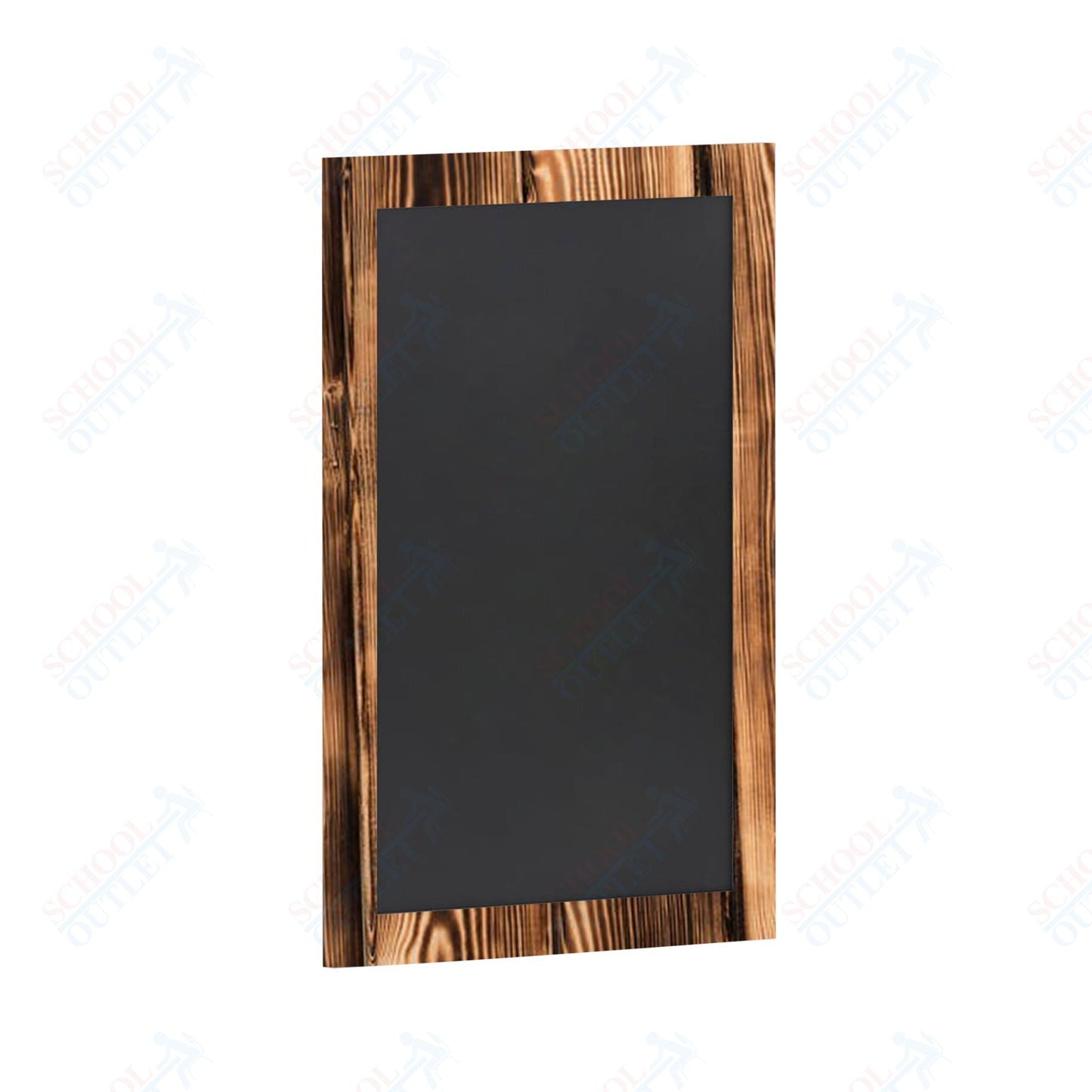 Canterbury 20" x 30" Wall Mount Magnetic Chalkboard Sign with Eraser, Hanging Wall Chalkboard Memo Board for Home, School, or Business - SchoolOutlet