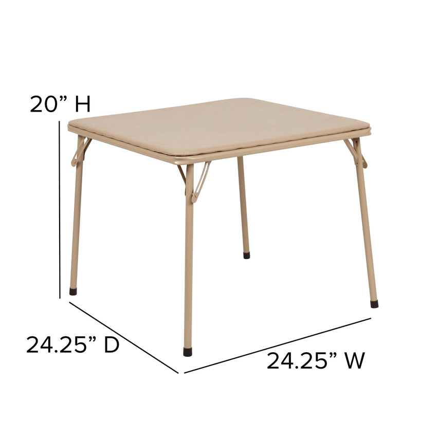 Mindy Kids Folding Table (24"W x 24"D x 20.25"H) by Flash Furniture - SchoolOutlet