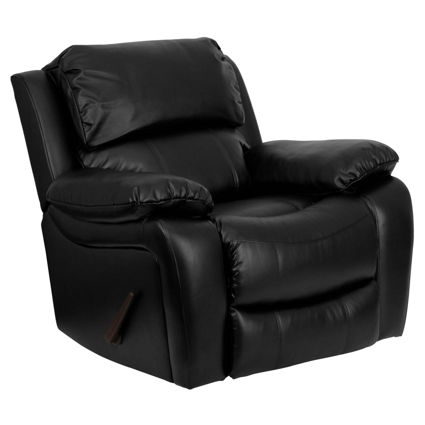Kyle LeatherSoft Rocker Recliner by Flash Furniture - SchoolOutlet