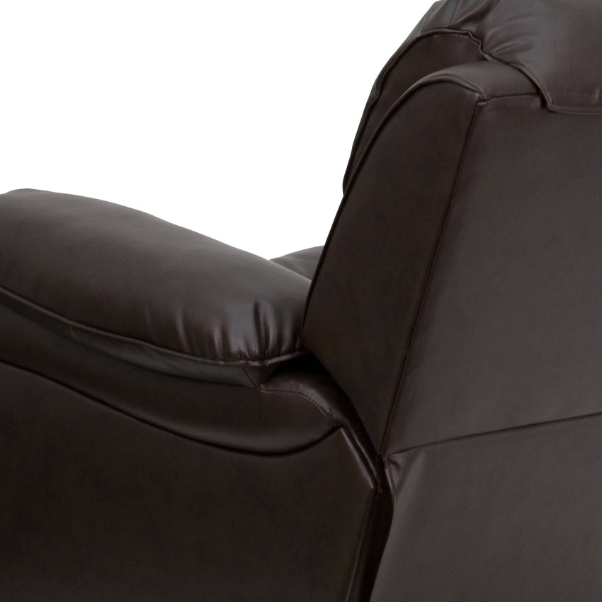 Kyle LeatherSoft Rocker Recliner by Flash Furniture - SchoolOutlet