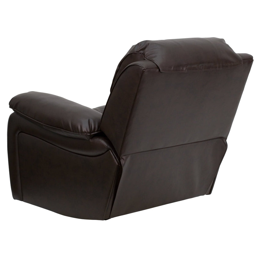 Kyle LeatherSoft Rocker Recliner by Flash Furniture - SchoolOutlet