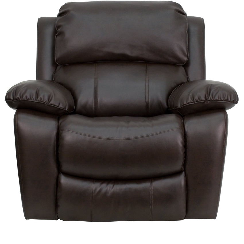Kyle LeatherSoft Rocker Recliner by Flash Furniture - SchoolOutlet