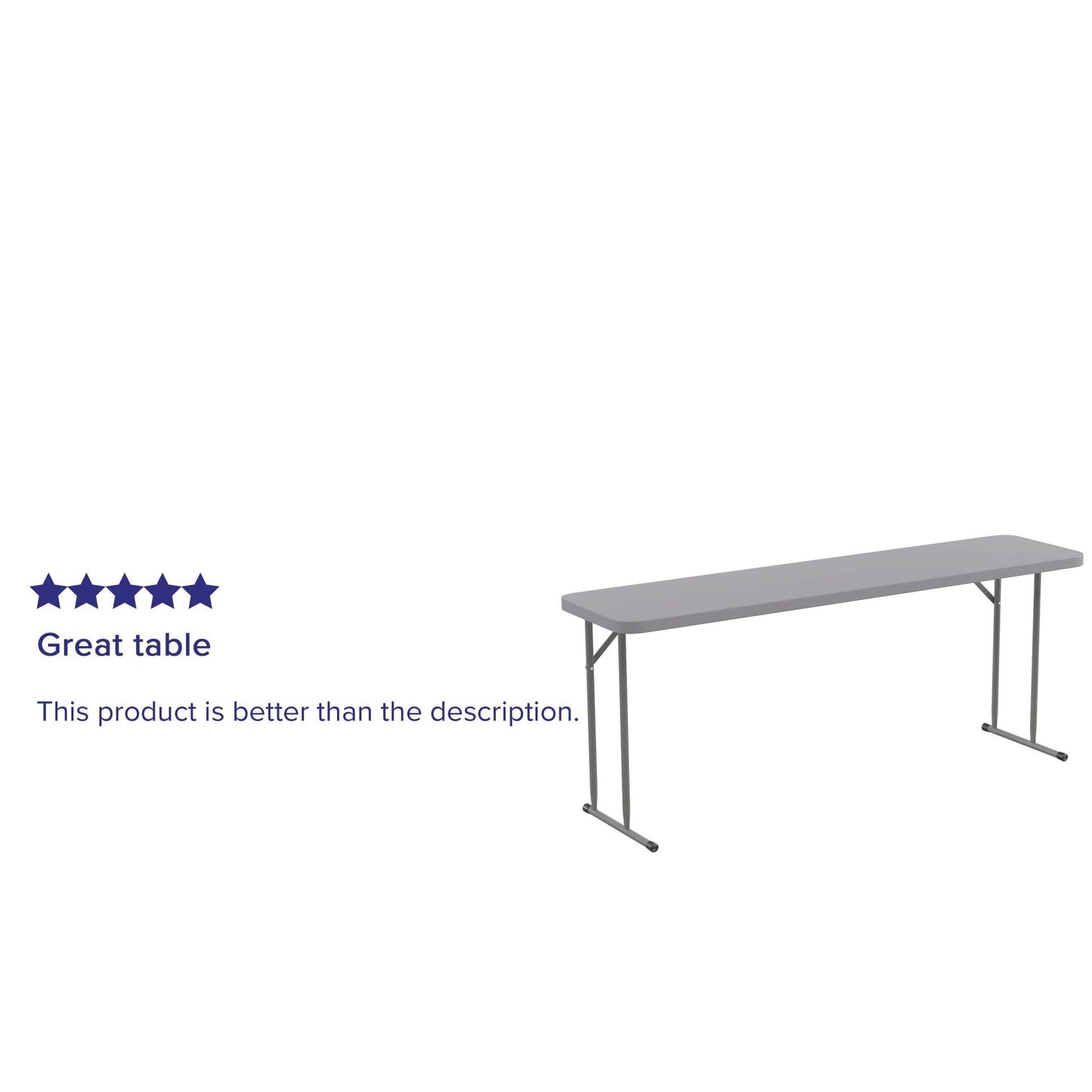 Kathryn 6 - Foot Rectangular Plastic Folding Training Table by Flash Furniture - SchoolOutlet