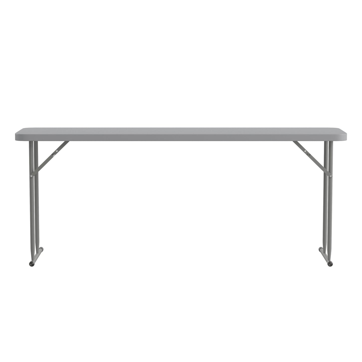 Kathryn 6 - Foot Rectangular Plastic Folding Training Table by Flash Furniture - SchoolOutlet