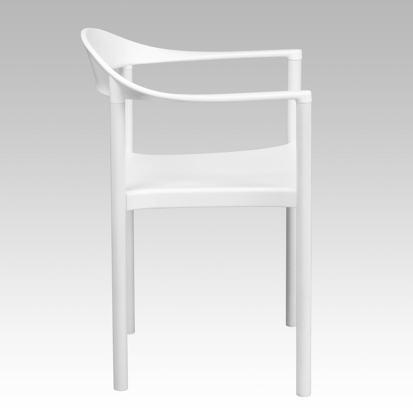 HERCULES Series Plastic Cafe Stack Chair - 1000 lb. Capacity by Flash Furniture - SchoolOutlet