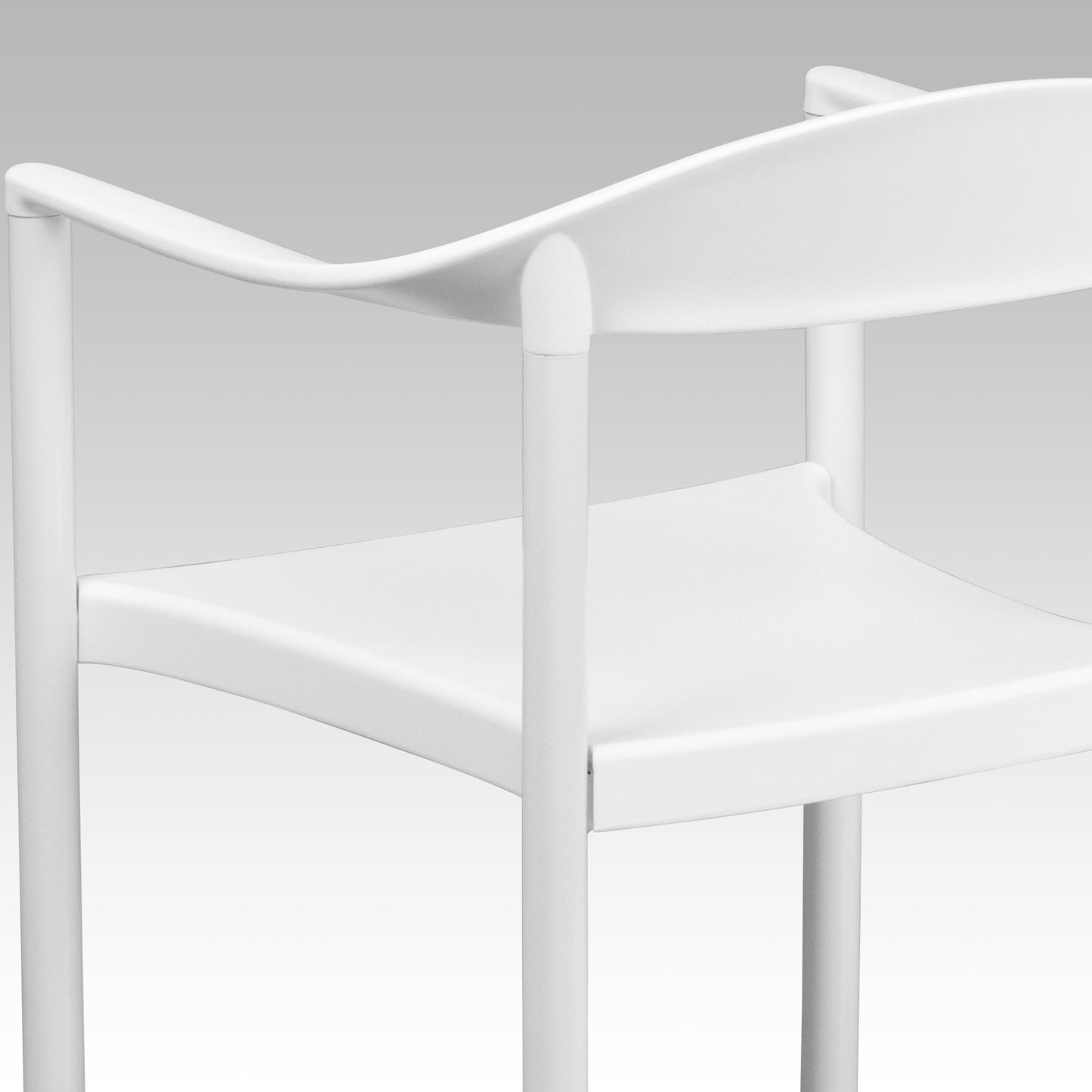 HERCULES Series Plastic Cafe Stack Chair - 1000 lb. Capacity by Flash Furniture - SchoolOutlet
