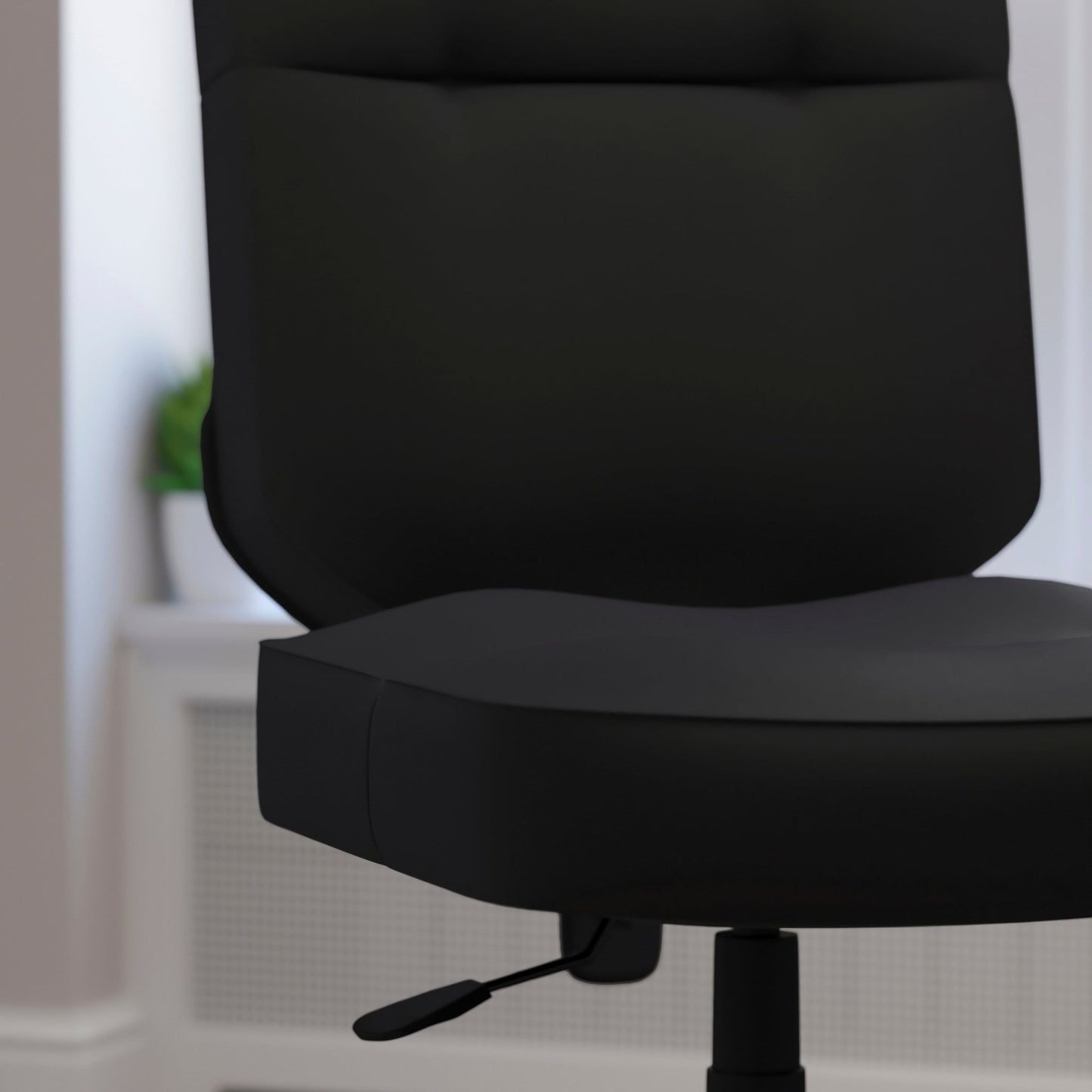 HERCULES Series Big & Tall Black LeatherSoft Executive Swivel Ergonomic Office Chair with Rectangle Back - 400 lb. Rated by Flash Furniture - SchoolOutlet