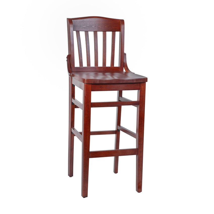 HERCULES Series Restaurant Barstool School House Back by Flash Furniture - SchoolOutlet