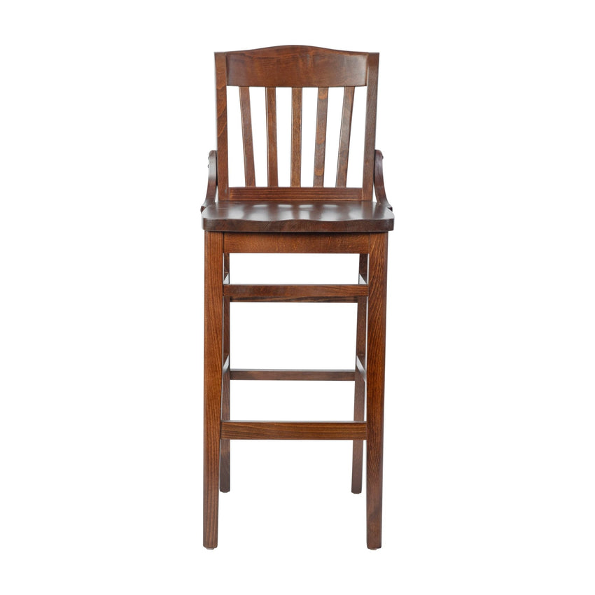 HERCULES Series Restaurant Barstool School House Back by Flash Furniture - SchoolOutlet