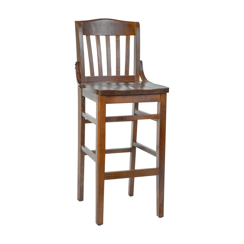 HERCULES Series Restaurant Barstool School House Back by Flash Furniture - SchoolOutlet
