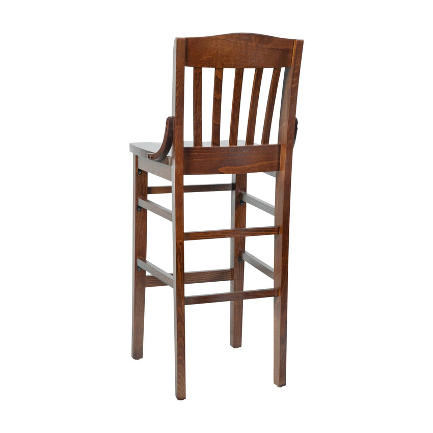 HERCULES Series Restaurant Barstool School House Back by Flash Furniture - SchoolOutlet