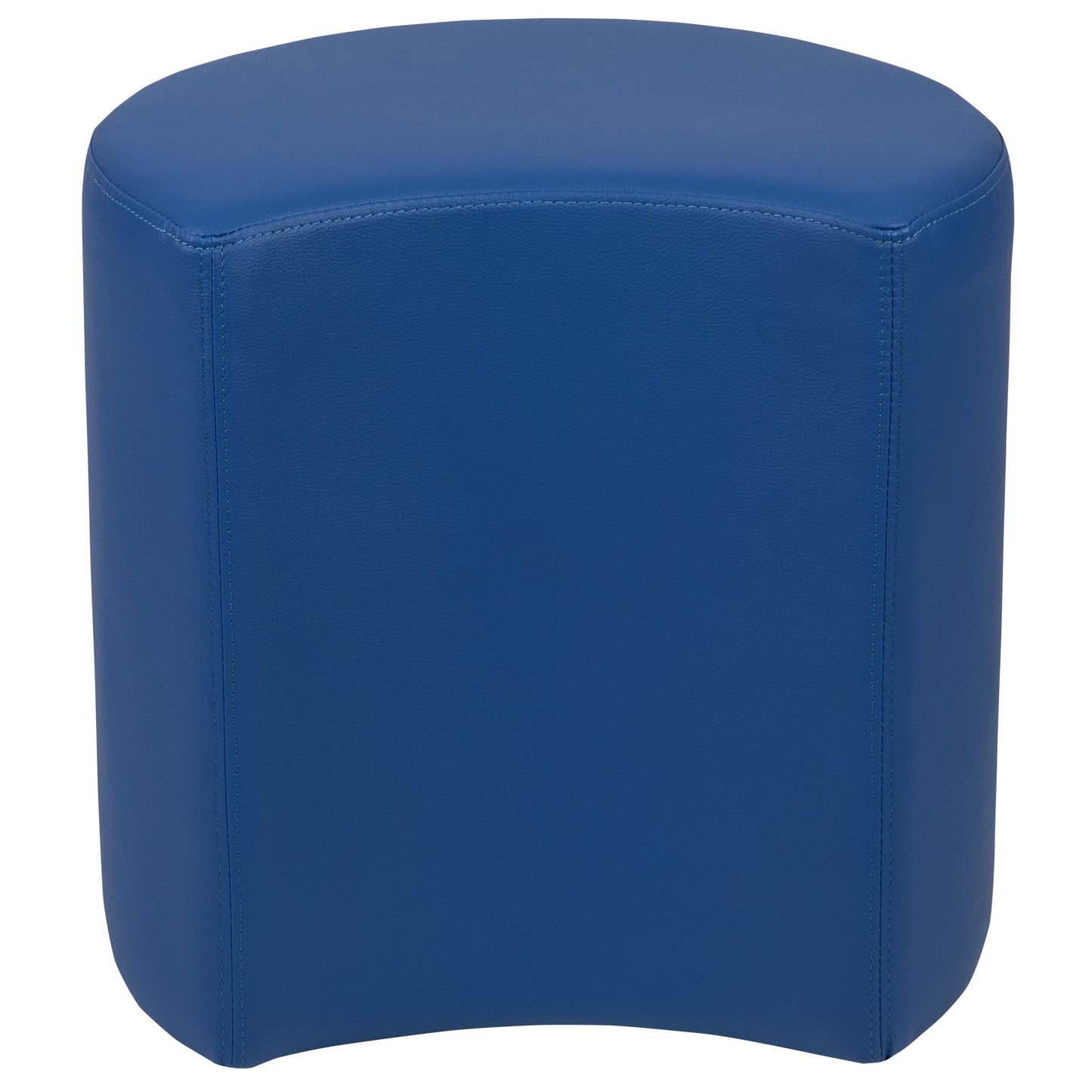 Flash Furniture Nicholas Soft Seating Flexible Moon Modular Ottoman for Classrooms and Common Spaces - 18" Seat Height - SchoolOutlet
