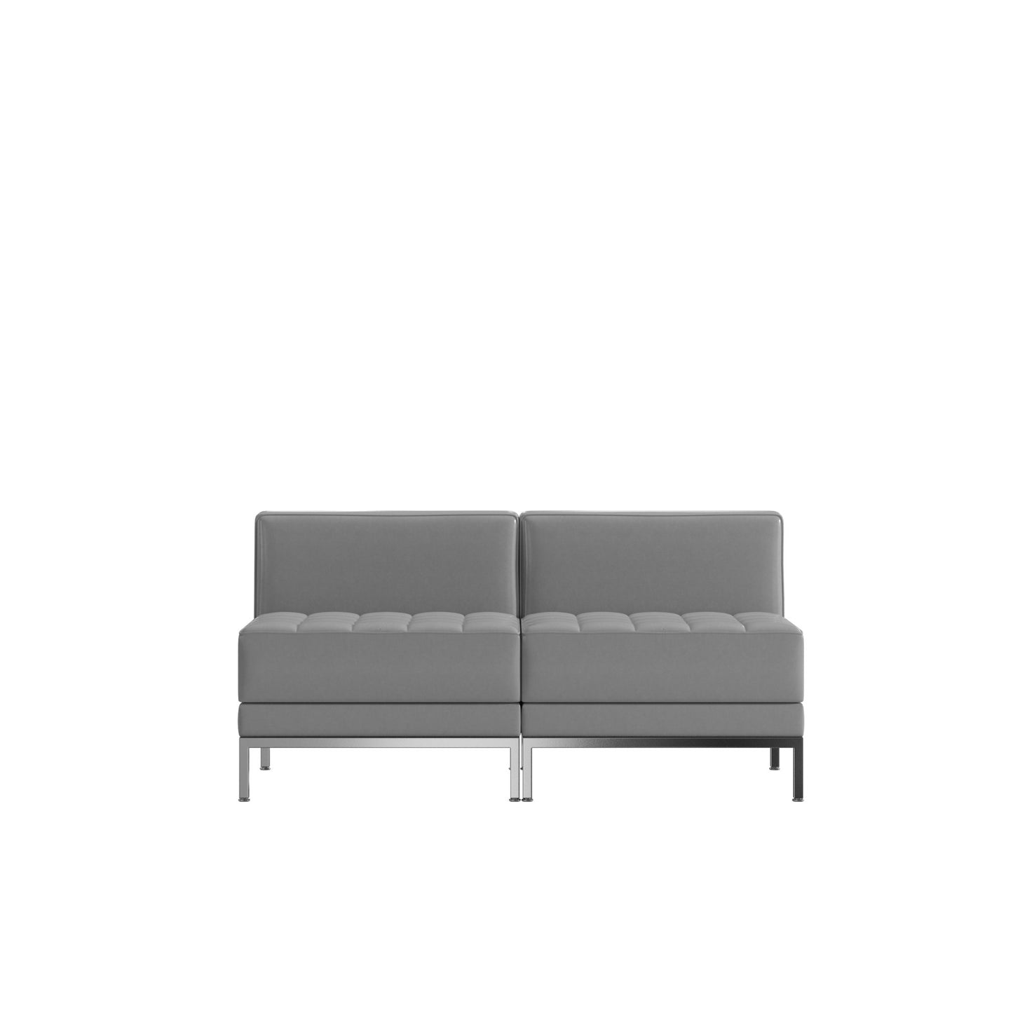 HERCULES Imagination Series 2 Piece Waiting Room LeatherSoft Lounge Set - Reception Bench by Flash Furniture - SchoolOutlet