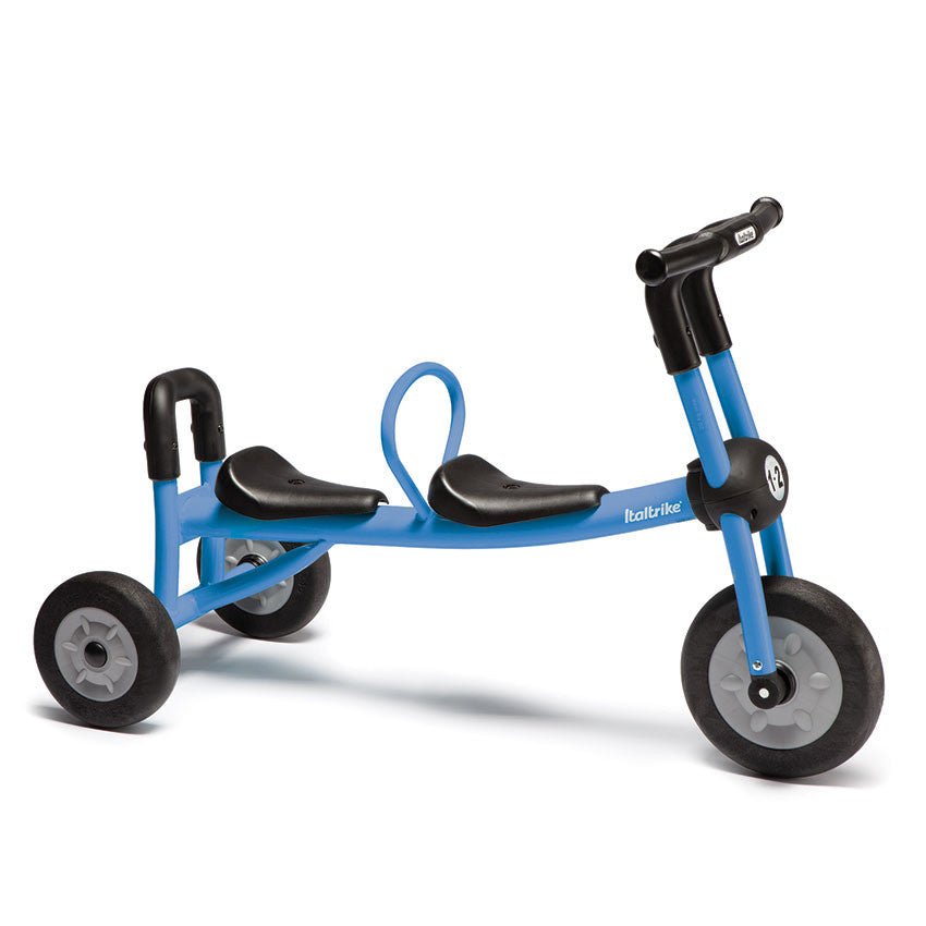 Foundations - Italtrike Pilot Blue Walker, 2 seats - No Pedals (FOU - 100 - 03) - SchoolOutlet