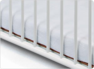 Foundations Pinnacle Folding Steel Baby Crib (FOU-1331360) - SchoolOutlet