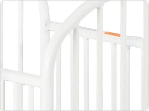 Foundations Pinnacle Folding Steel Baby Crib (FOU-1331360) - SchoolOutlet