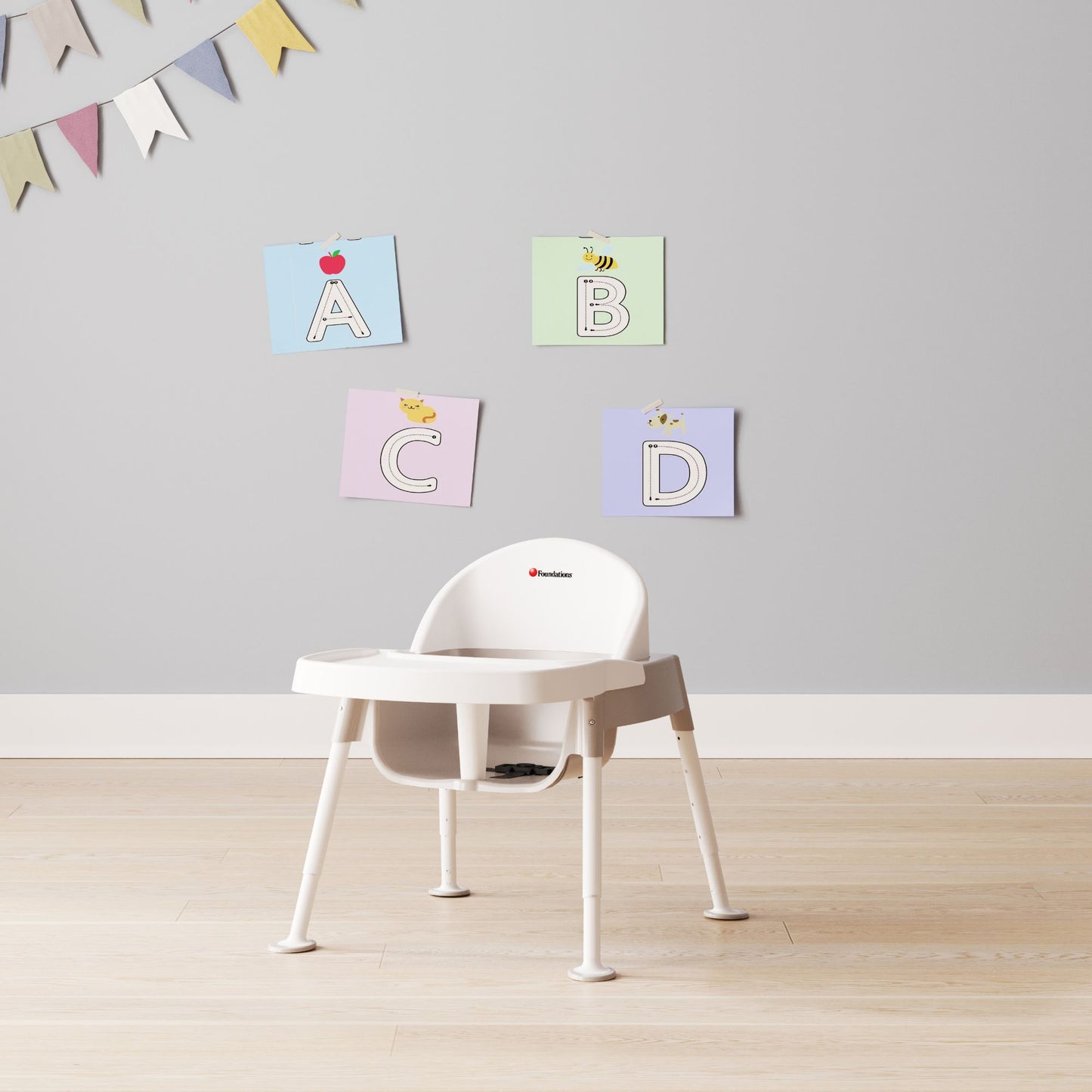 Foundations - Secure Sitter Feeding Chair Adjustable Seat Height - 7" - 13" (FOU - 4600247) - SchoolOutlet