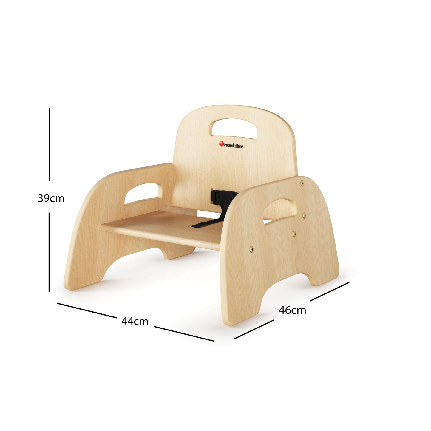 Foundations - Simple Sitter Birch Chair 11" Seat Height - Pack of 2 (FOU - 4821047) - SchoolOutlet