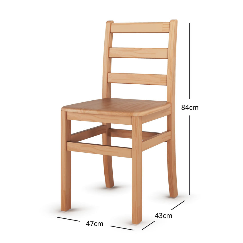 Foundations - Little Scholars Teachers Wooden Chair - 18" Seat Height (FOU - 5018047) - SchoolOutlet